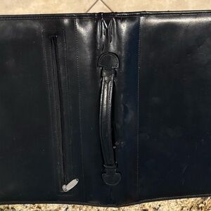 Elegant Black Planner for Men with carrying handle